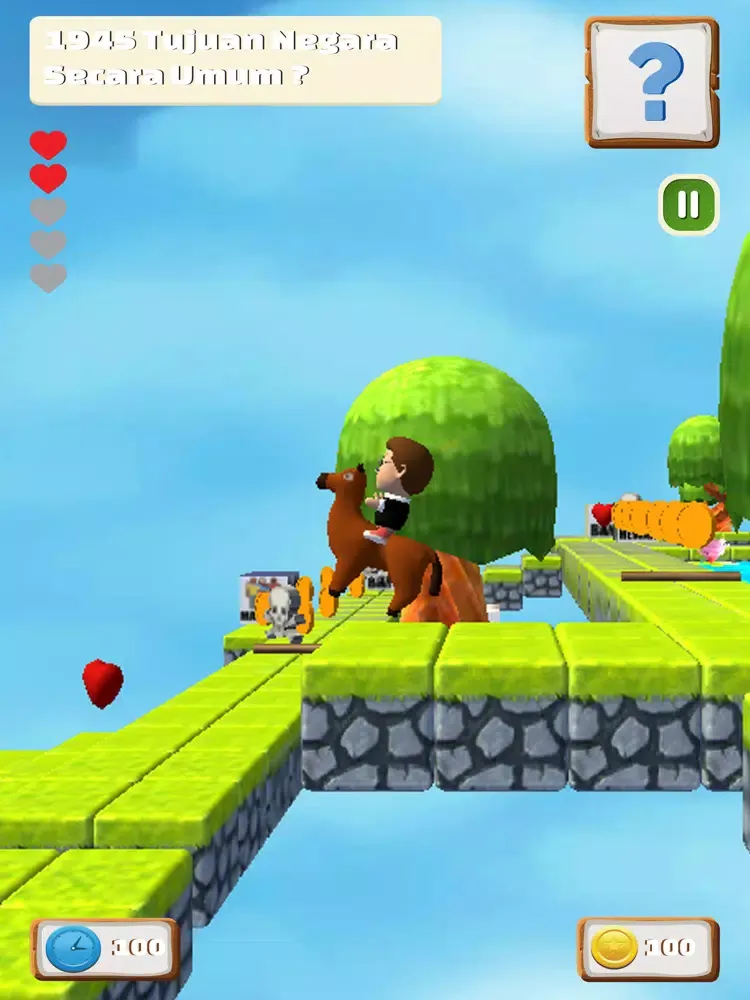 Tangkapan layar Kubikos Jump iPad 
