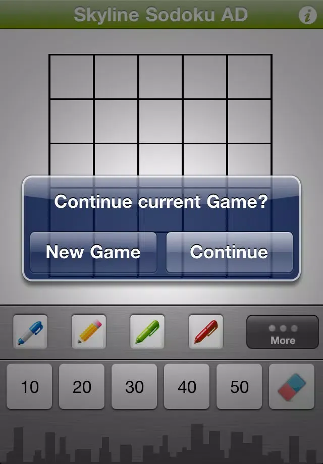 Skyline Sudoku AD应用截图