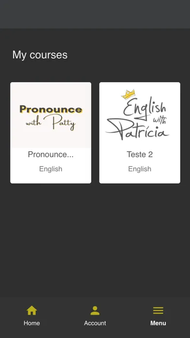 Capturas de pantalla de English with Patrícia