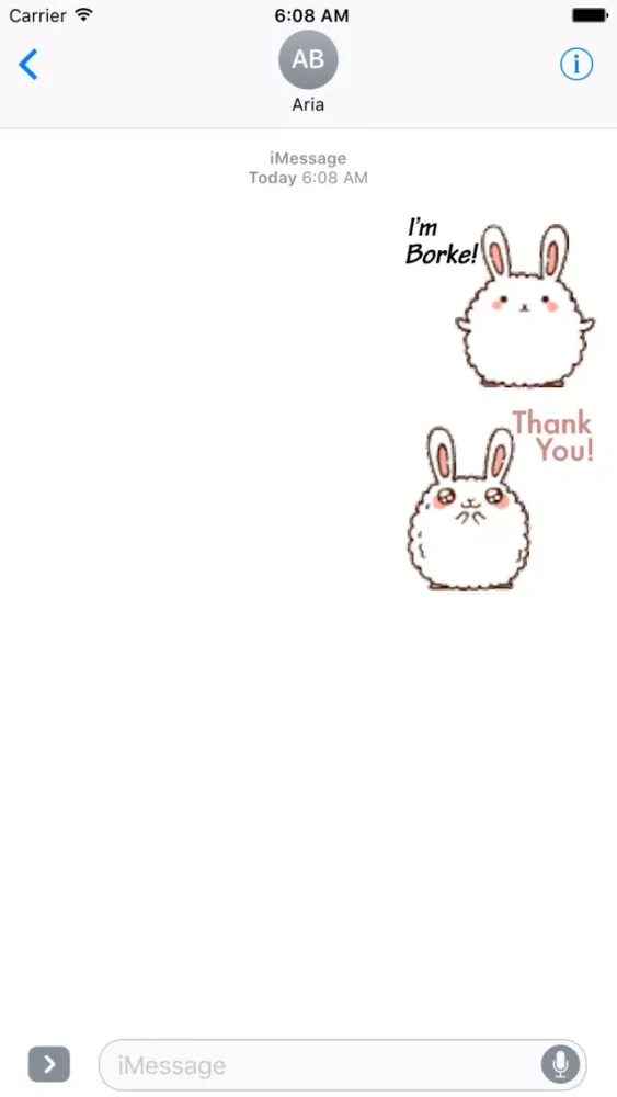 Animated Cute Chubby Bunny应用截图