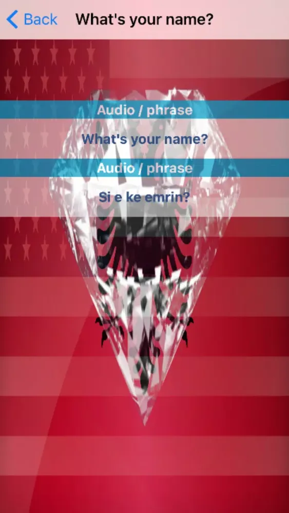 Albanian Phrases Diamond 4K Edition 스크린샷