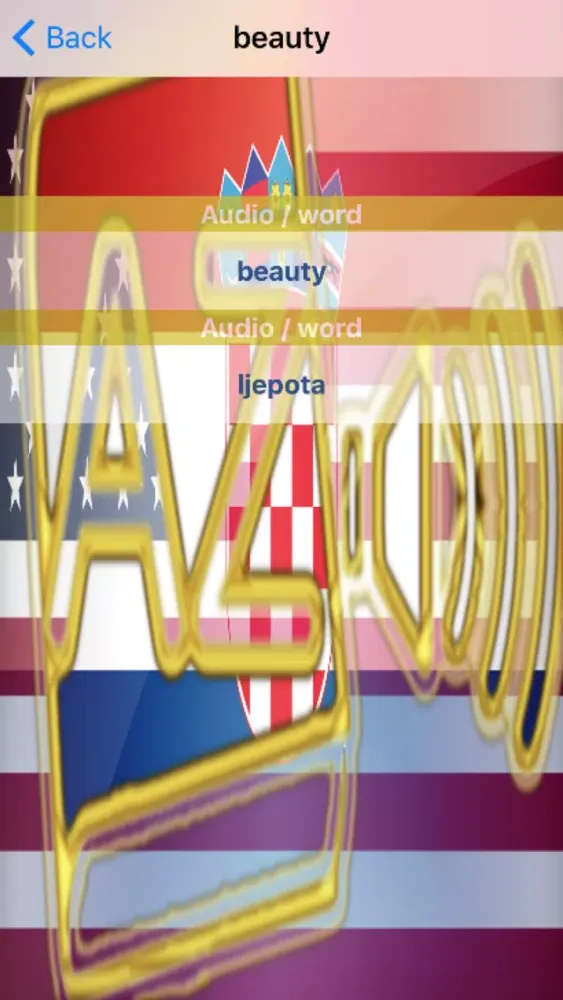 Ảnh chụp màn hình của Croatian Dictionary GoldEdition