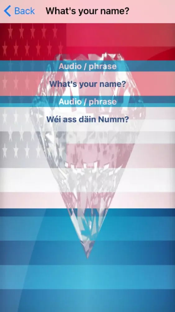 Luxembourgish Phrases Diamond 4K Edition 스크린샷