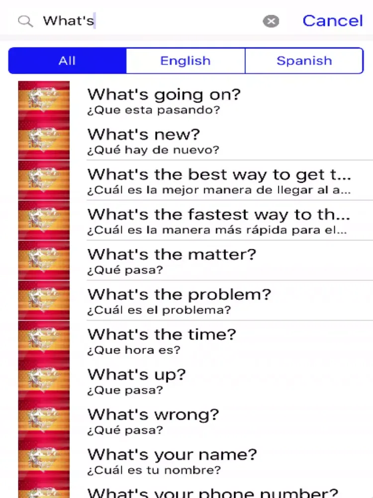 Spanish Phrases Diamond 4K Edition iPad  Screenshots