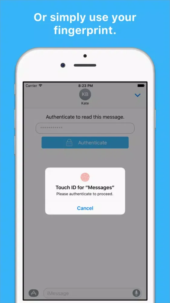 Secretly Messaging Screenshots