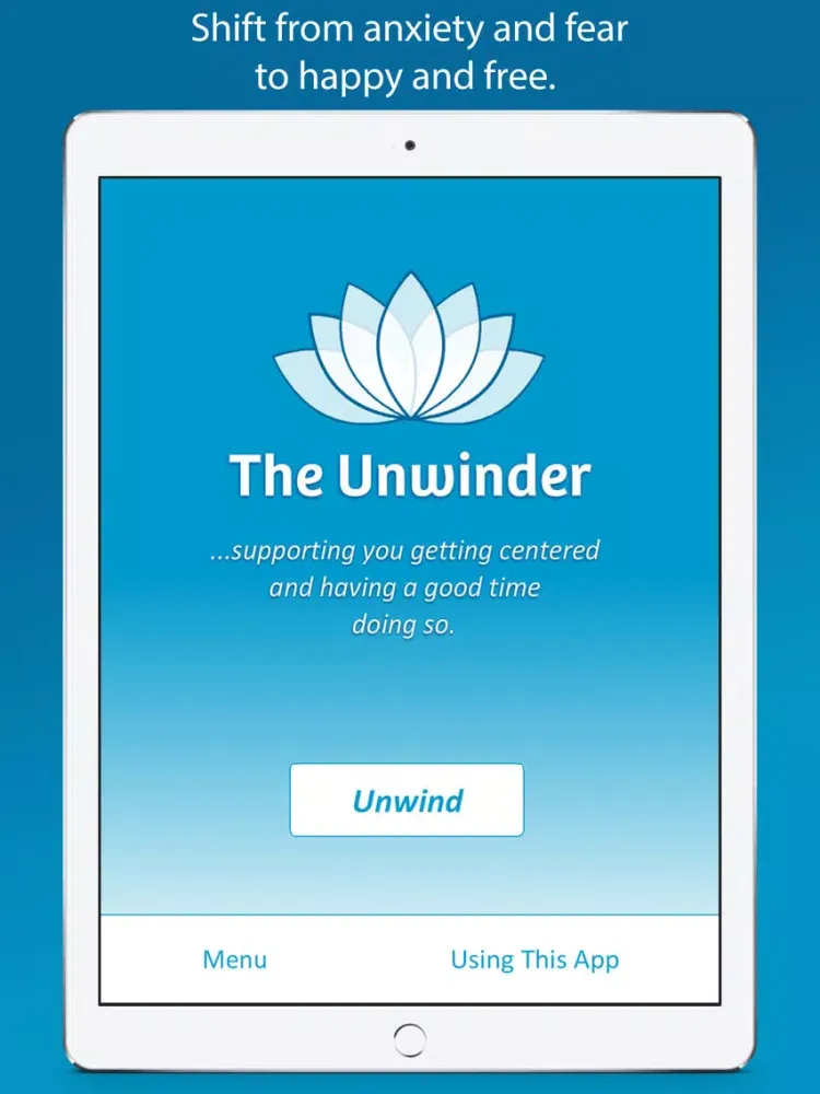 Tangkapan skrin The Unwinder iPad 