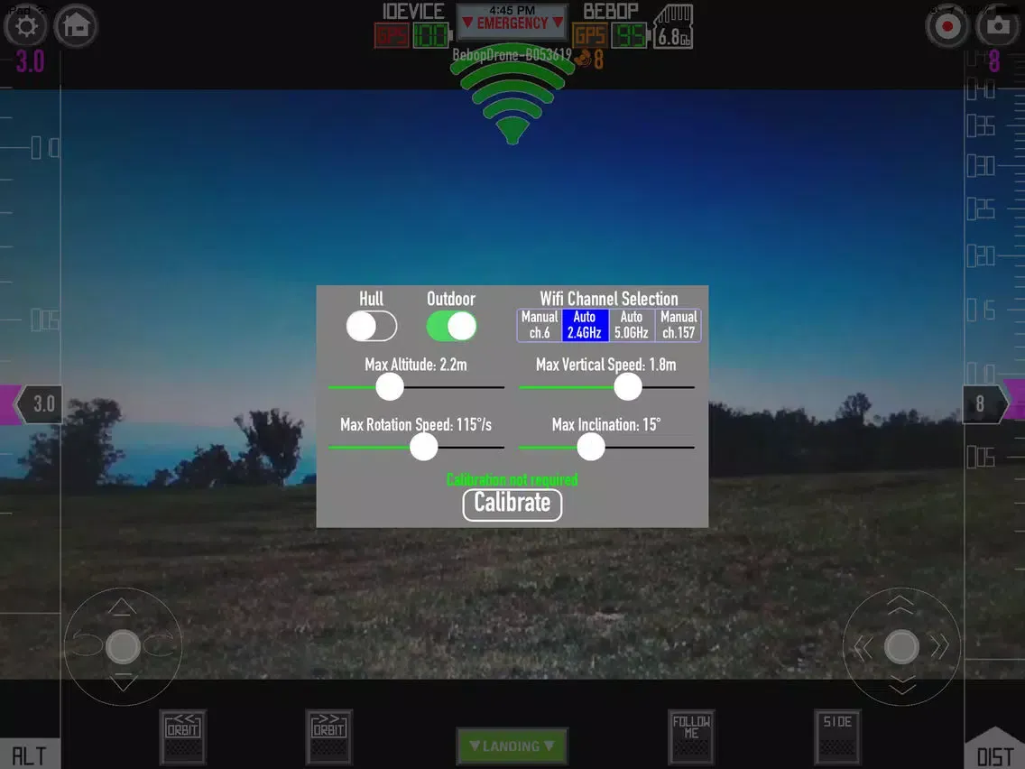 Zrzuty ekranu Autopilot For Bebop iPad 