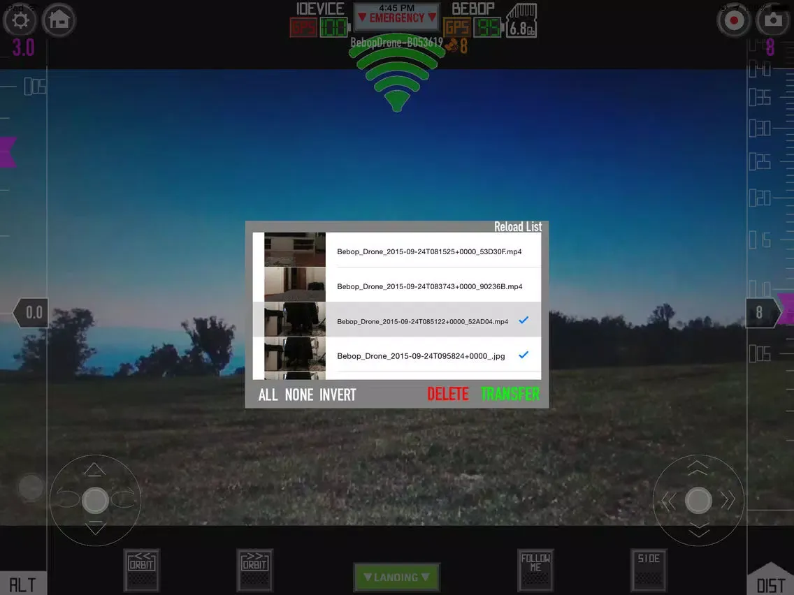 Zrzuty ekranu Autopilot For Bebop iPad 