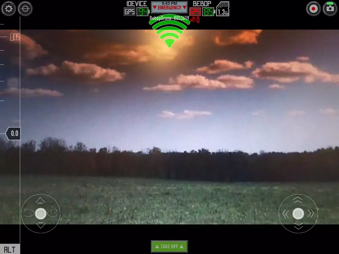 Zrzuty ekranu Controller For Bebop iPad 