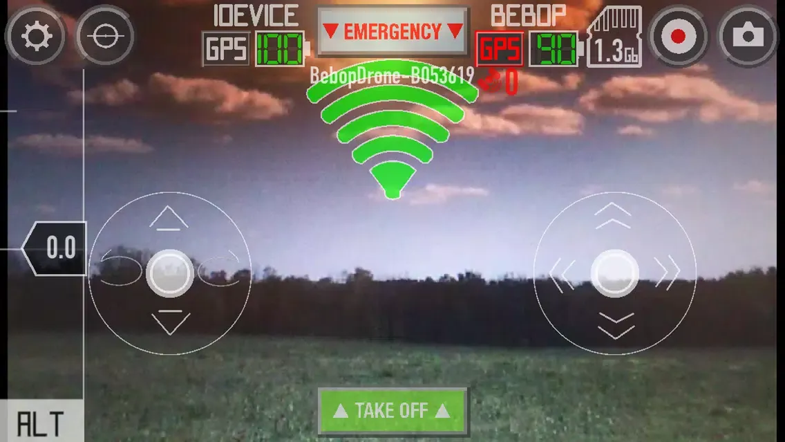 Zrzuty ekranu Controller For Bebop