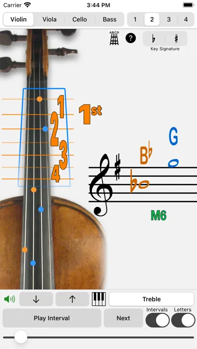 Fingering Strings for iPhone スクリーンショット