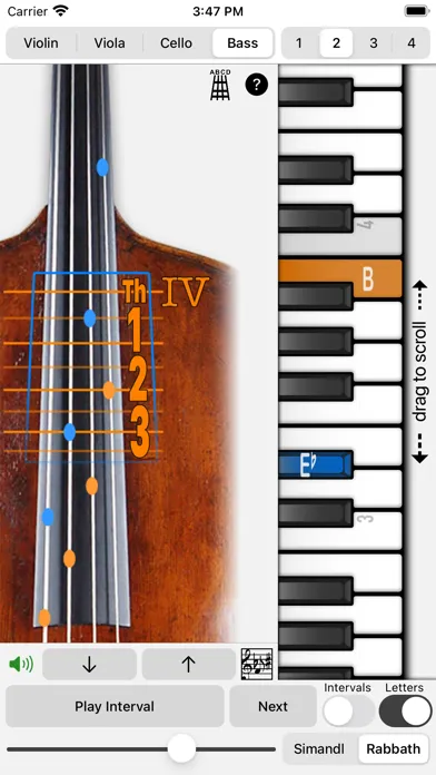 Fingering Strings for iPhone スクリーンショット