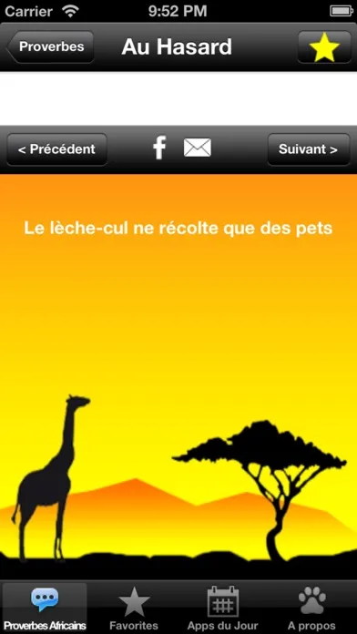 Proverbes Africains سکرین شاٹس
