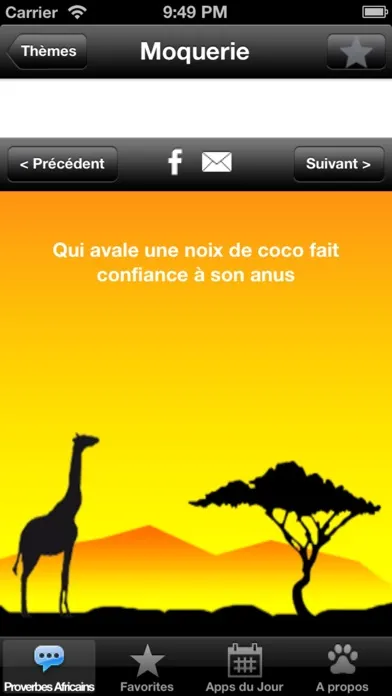 Proverbes Africains سکرین شاٹس