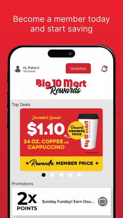 Скриншоты Big 10 Mart Rewards