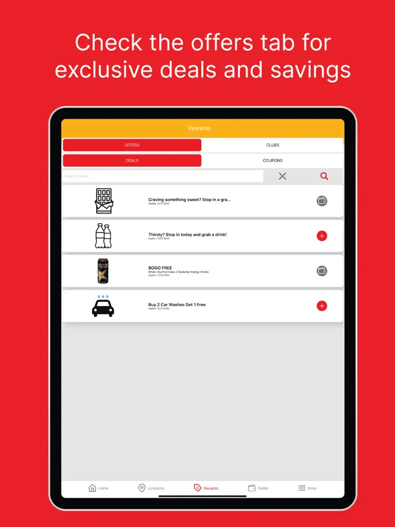 BJ's Food & Fuel iPad  Screenshots