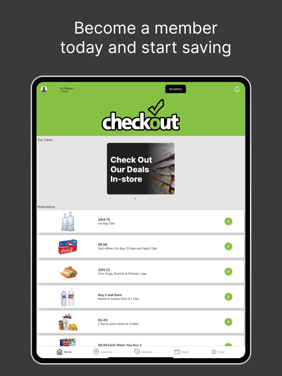 Screenshot di Checkout Food Stores iPad 
