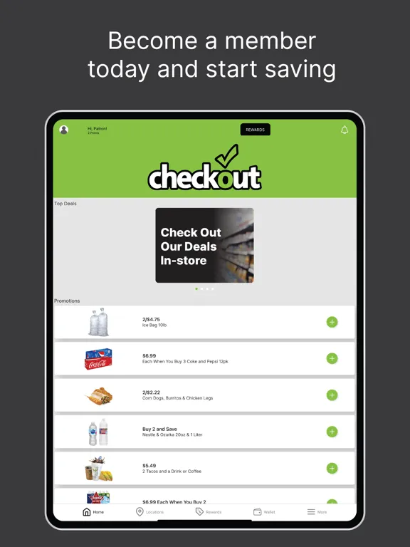 صور Checkout Food Stores iPad 