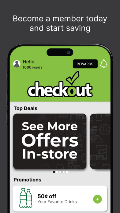 Screenshot di Checkout Food Stores