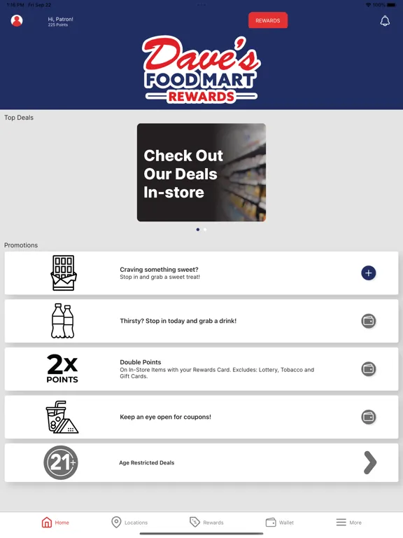 تصاویر Dave's Food Mart iPad 