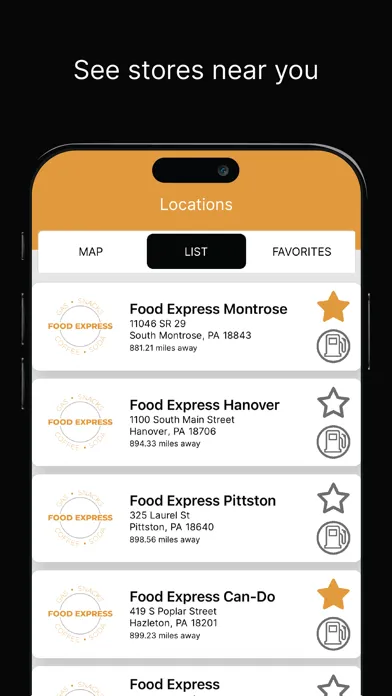 ภาพหน้าจอของ Food Express PA