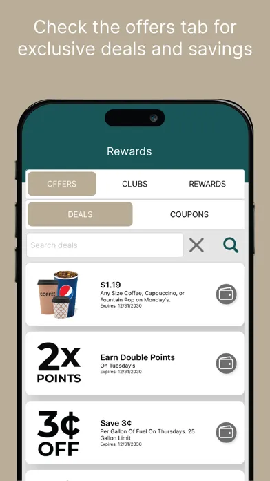Captures d'écran de GPC Rewards