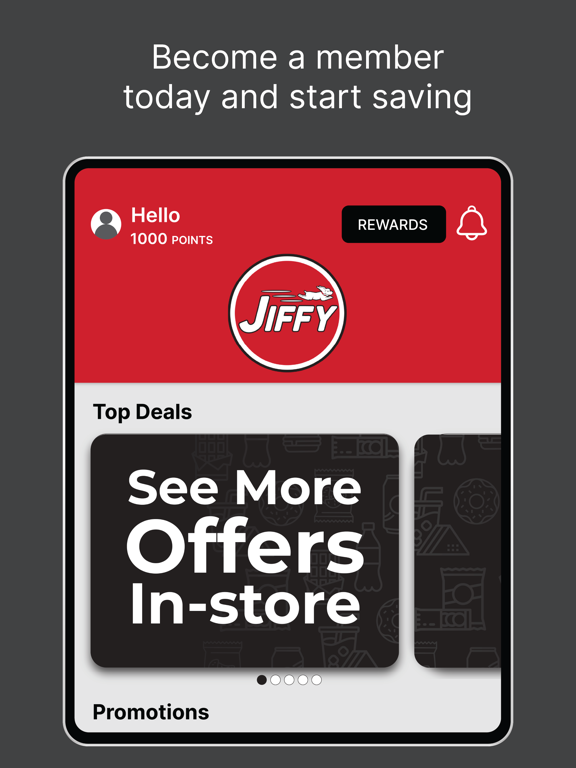 My Jiffy Rewards iPad  स्क्रीनशॉट