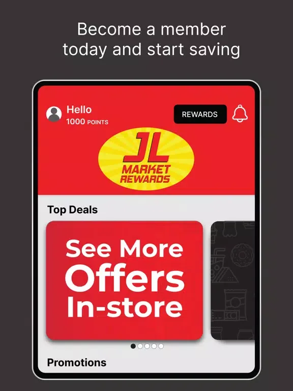 JL Market Rewards iPad  स्क्रीनशॉट