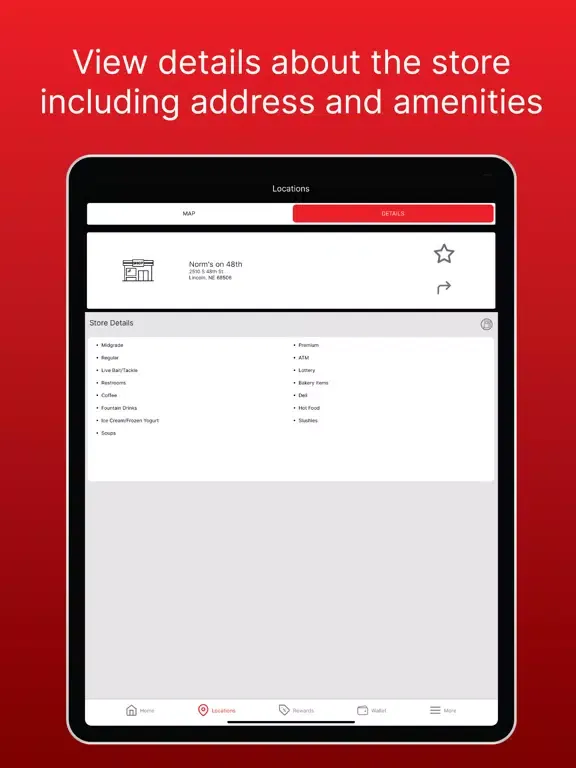 Norm's VIP iPad  Screenshots