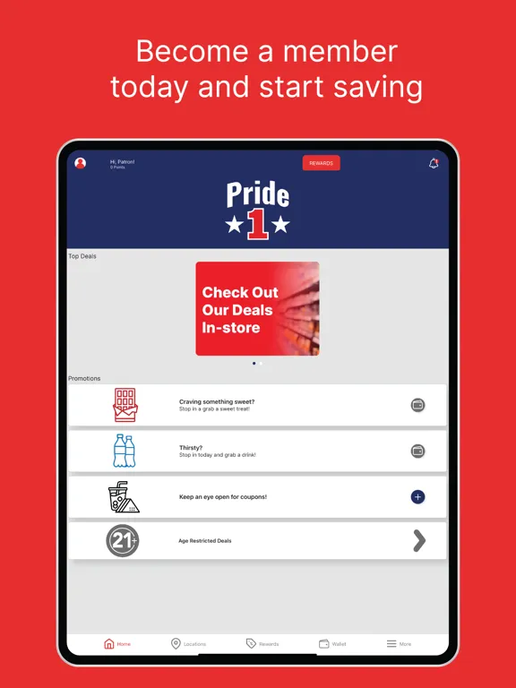 Pride One Stop iPad  स्क्रीनशॉट