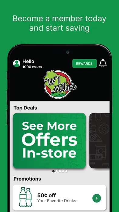 WI Miles Rewards سکرین شاٹس