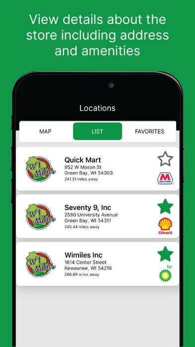 WI Miles Rewards سکرین شاٹس