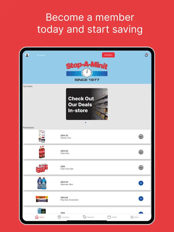 Screenshot di Stop-A-Minit Rewards iPad 