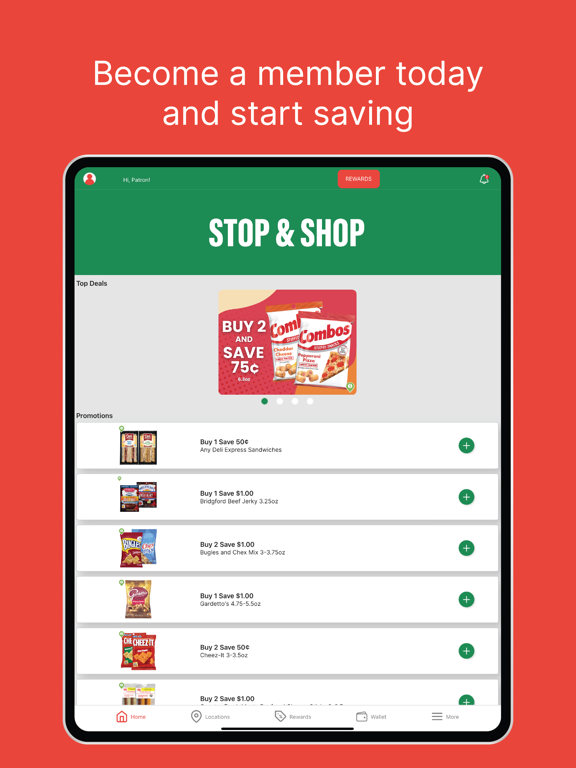 Скриншоты Stop and Shop Rewards iPad 