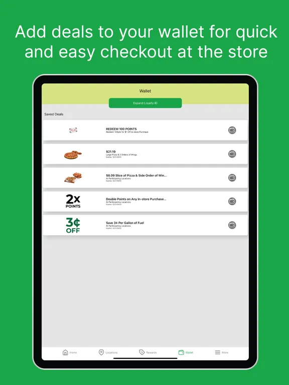 SQ Point Rewards iPad  স্ক্রিনশট