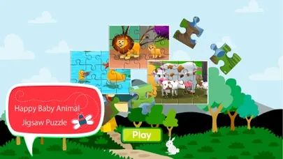 ภาพหน้าจอของ Baby Animal Jigsaw Puzzle Play Memories For Kids