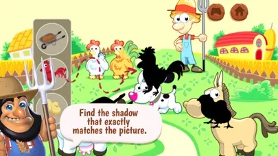 Captures d'écran de Farm Elements Vocabulary Study Puzzle Game