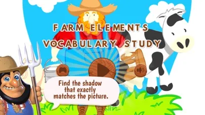 Captures d'écran de Farm Elements Vocabulary Study Puzzle Game