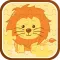 The lion cartoon jigsaw puzzle games