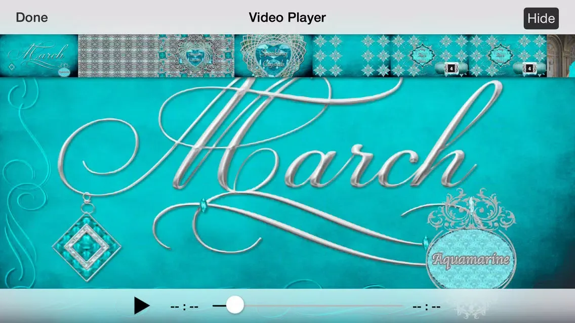 PATTCAST's March Aquamarine (Lefties) - Crochet应用截图