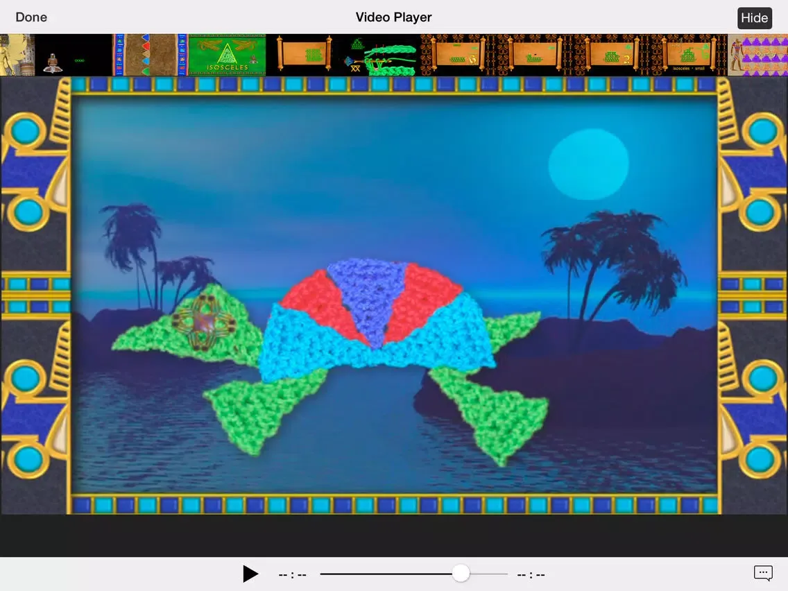 Screenshot di Secrets 1-1, PATTCAST: Pyramid crochet! iPad 