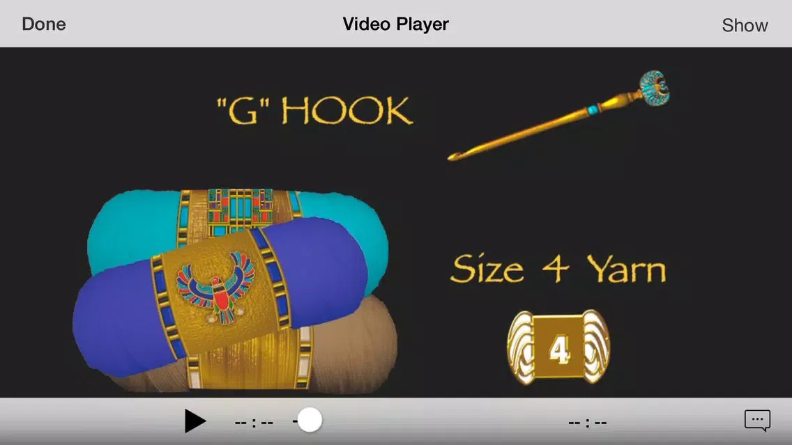 Screenshot di Secrets 1-1, PATTCAST: Pyramid crochet!