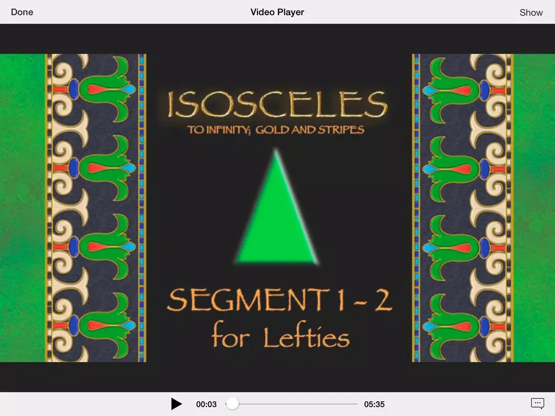 Tangkapan skrin Secrets 1-2, PATTCAST (Lefties): Pyramid crochet! iPad 