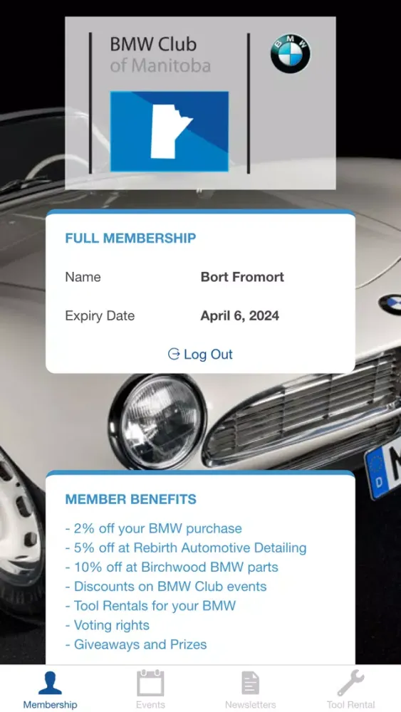BMW Club Manitoba Ekran Görüntüleri