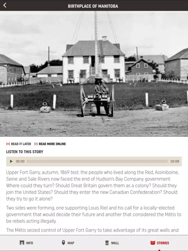 Upper Fort Garry iPad  Screenshots