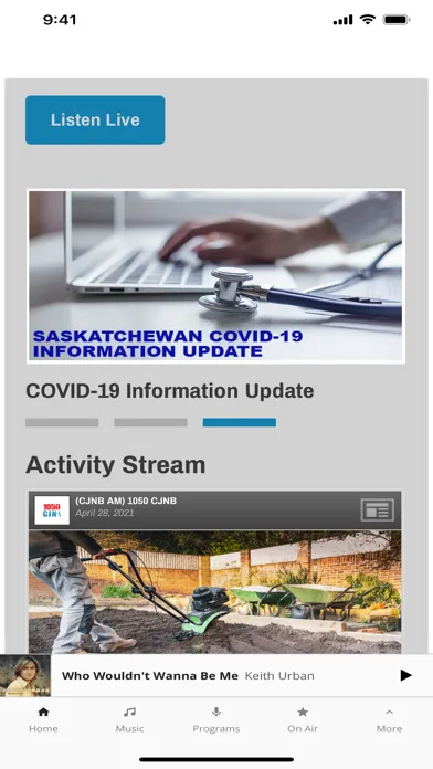 Скриншоты 1050 CJNB Saskatchewan