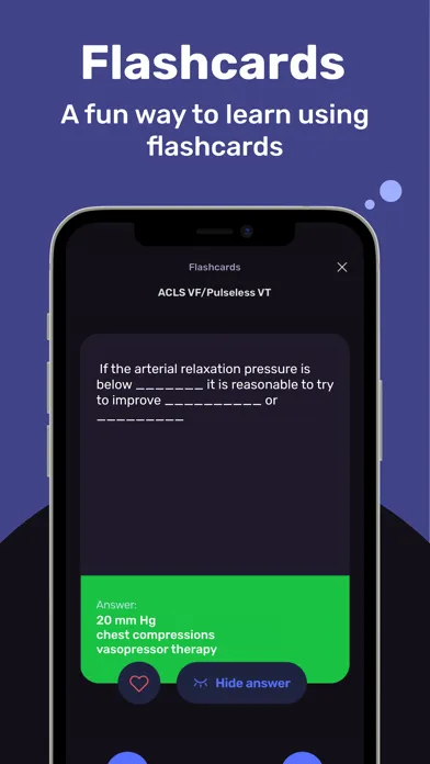 Tangkapan skrin ACLS Exam Prep Tutor
