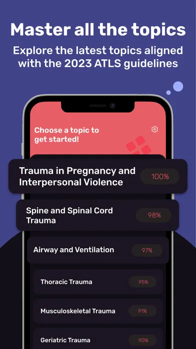 Trauma Life Support Tutor স্ক্রিনশট