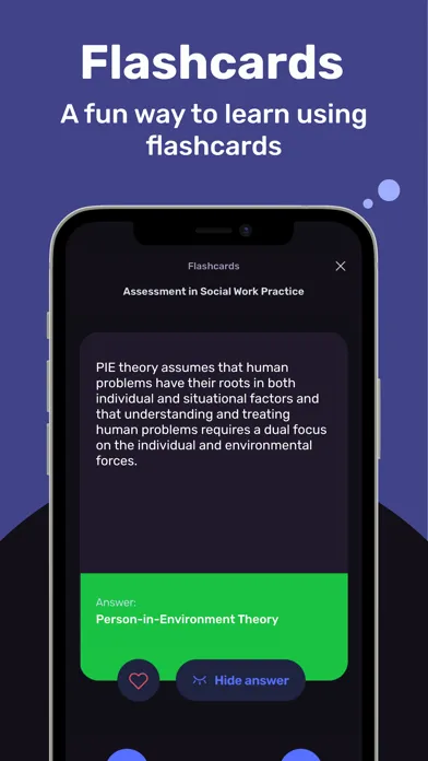 Capturas de pantalla de ASWB BSW Exam Prep Tutor
