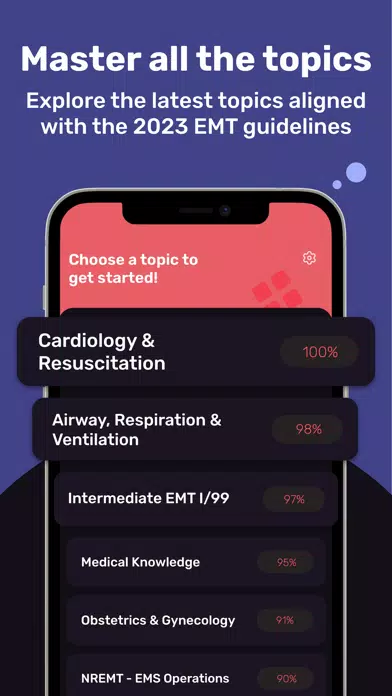 Tangkapan layar EMT Exam Prep Tutor